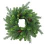 Kunststoff Tannenkranz WYOMING mit Zapfen, Ø45cm