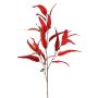 Künstlicher Eukalyptus Zweig EUSEBIOS, rot, 100cm