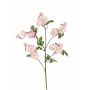 Künstliche Trichterwinde Zweig IORDANIS, rosa-weiß, 80cm, Ø3-5,5cm