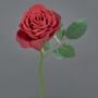 Kunstblume Rose NIKOLETA, rot, 30cm, Ø12cm