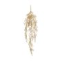 Künstlicher Ripsalis Hänger MERFYN, Steckstab, Glitzer, gold, 70cm
