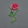Kunstblume Rose PEZOS, burgunderrot, 60cm, Ø10cm