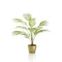 Kleine Kunstpalme Bergpalme ALUVIAL im Keramiktopf gold, 85cm