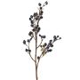 Künstlicher Zweig Heidelbeere YLLKA mit Beeren, blau-schwarz, 60cm