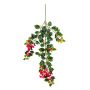 Künstlicher Drillingsblumen Zweig AVIOR, pink, 80cm
