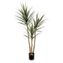 Künstliche Yucca Palme gloriosa variegata HELVETIOS, grün-grau, 160cm