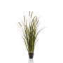 Künstliches Schilfgras ZWENA mit Rispen, grün-gelb, 100cm