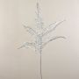 Deko Boston Farn Zweig NAKHON mit Glitzer, silber, 120cm