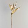 Deko Paradiesvogelblume BALTZE mit Glitzer, gold, 80cm, 19x22cm