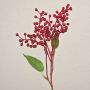 Künstlicher Zweig Holunderbeere TEITH mit Früchten, rot, 40cm