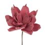 Kunststoffschaum Aloe Vera LIERA mit Glitzer, purpurrot, 30cm