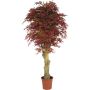 Kunstbaum Japanischer Ahorn ATEMIS, Naturstamm, rot-braun, 200cm - Made in Italy