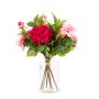 Künstlicher Frühlingsblumenstrauß PALESA, pink-rosa, 55cm, Ø40cm