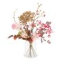 Künstlicher Blumenstrauß Herbst PHILLIS, rosa-pink-braun, 65cm, Ø40cm