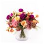 Udos Choice: Spätsommer Strauß CIRILLA, rosa-violett-orange, 45cm, Ø60cm