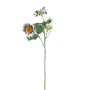 Plastik Zweig Sonnenblume HAITALA, Eco Collection, grau-blau, 65cm, Ø9-10cm