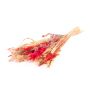 Getrockneter Strauß DILIANE, rot-natur, 50cm, Ø15cm