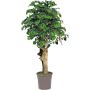 Künstlicher Ginkgo LUDWINGA, Naturstamm, grün, 200cm - Made in Italy