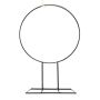 Metall Dekoring FREYDIS mit Fuß, schwarz, 60cm, Ø48cm