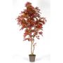 Kunstbaum Japanischer Ahorn STREGOBOR, Echtstämme, rot-braun, 180cm - Made in Italy