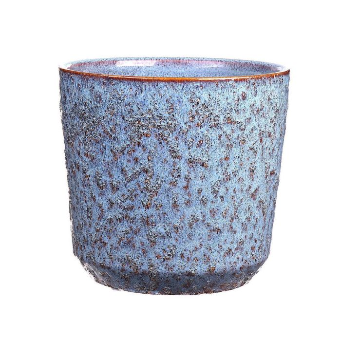 Napco Keramik-Blumentopf Mit Noppenmuster – 11,4cm, Weiß, Für Drinnen & Draußen