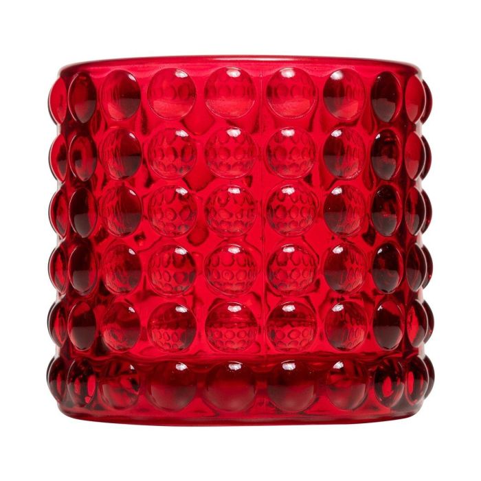Kanpura Teelichthalter Aus Glas Mit Rentier-Motiv – Weihnachtsdeko, Für LED-Kerzen, 9,9 Cm Hoch