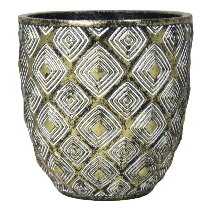 YARNOW Hydroponischer Keramik-Pflanztopf - Blauer Sukkulenten-Blumentopf