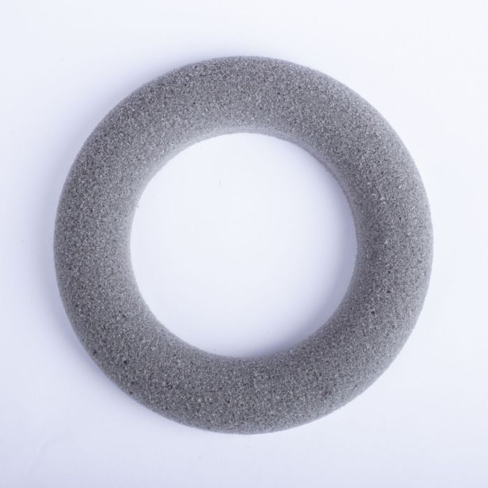 Healvian 8 Stück Steckschaum Kränze 15cm - Weiße Styroporkränze Für DIY Bastelprojekte