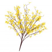 Kunstpflanze Forsythienstrauch LOVIS mit Blüten, gelb, 60cm