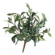 Kunststoff Keulenlilie TAKARA auf Steckstab, grün-weiß, 35cm
