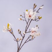 Künstliche Magnolie LILO, weiß-rosa, 110cm, Ø5-9cm