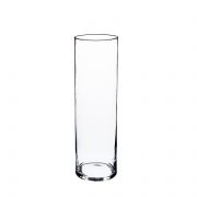 Vase aus Glas SANYA FIRE, Zylinder, transparent, 25cm, Ø10cm
