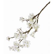 Kunst Apfelblütenzweig LINDJA mit Blüten, weiß, 105cm