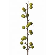 Kunst Apfelbaum Zweig BORIAN mit Früchten, grün, 95cm
