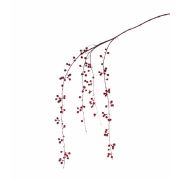 Kunstpflanze Schneebeeren Zweig ATOS mit Beeren, rot, 120cm