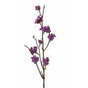 Kunst Liebesperlenstrauch Zweig LARINA mit Beeren, violett, 50cm