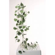 Kunst Silberregen Hänger RONAS, Blüten, Steckstab, grün, 115cm