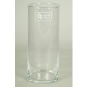 Vase aus Glas SANYA OCEAN, Zylinder, transparent, 26cm, Ø8,5cm