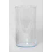 Vase aus Glas SANYA OCEAN, Zylinder, transparent, 20cm, Ø13cm