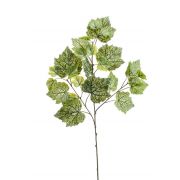 Kunststoff Weinreben Zweig MARCELIN, grün-weiß, 65cm