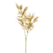 Deko Blätterzweig Kunstpflanzen 70cm artplants.de Set 3 x künstlicher Wollziest Zweig Levin mit 34 Blättern Ø 10cm