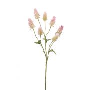 Künstlicher Klee Zweig BEEMIM mit Blüten, pink-creme, 55cm