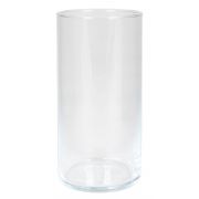 Blumen Zylinder Vase SANYA OCEAN aus Glas, klar, 20cm, Ø10,1cm