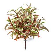 Künstliche Grünlilie ANKAA auf Steckstab, grün-rot, 40cm