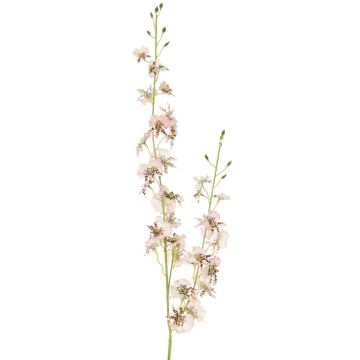 Künstlicher Oncidium Orchideen Zweig TALIAH, weiß-rosa, 85cm, Ø3-4cm