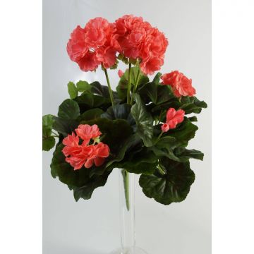 Kunstblume Geranie MIA auf Steckstab, rosa, 35cm, Ø6-9cm