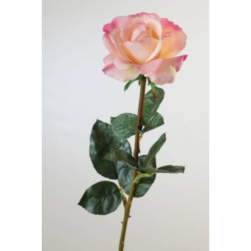 Künstliche Rose AMELIE, rosa, 70cm, Ø8cm