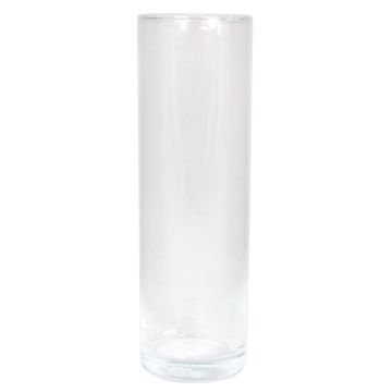 Blumen Zylinder Vase SANYA OCEAN aus Glas, klar, 26cm, Ø8,5cm