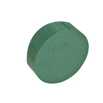 OASIS Ideal Nasssteckmasse Zylinder JOSKO, grün, 7cm, Ø22cm OASIS Ideal Nasssteckmasse Zylinder JOSKO, grün, 7cm, Ø22cm