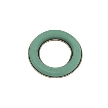 OASIS Nasssteckschwamm Ring SALKA, Biolit Altpapier Schale, grün, 3,5cm, Ø18cm
